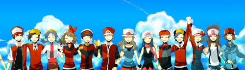 its-only-a-gamer:All Pokemon Trainers! Like=Boy x...