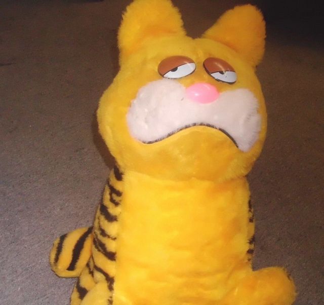 life size garfield stuffed animal