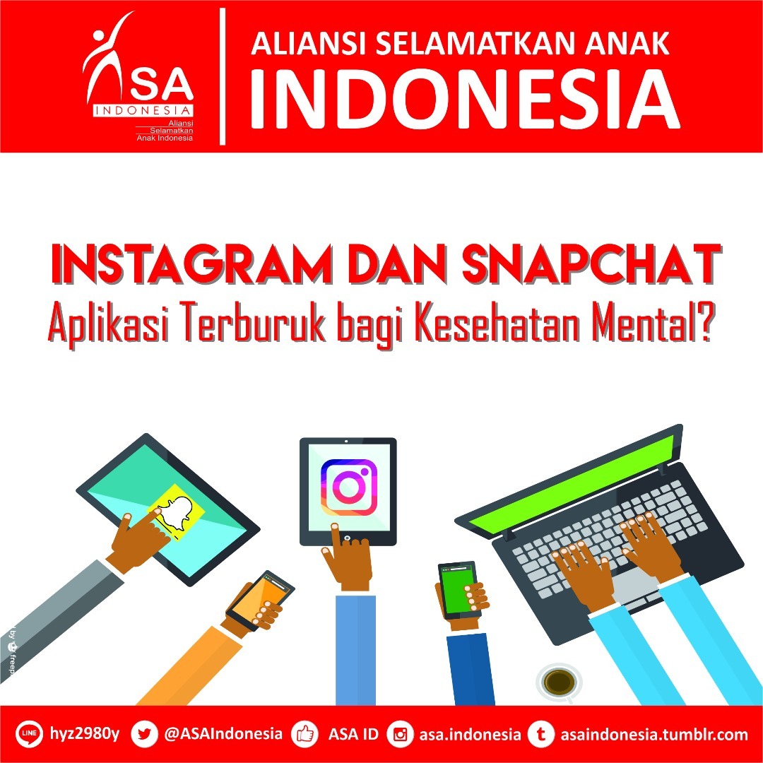 Instagram dan Snapchat, Aplikasi Terburuk bagi...