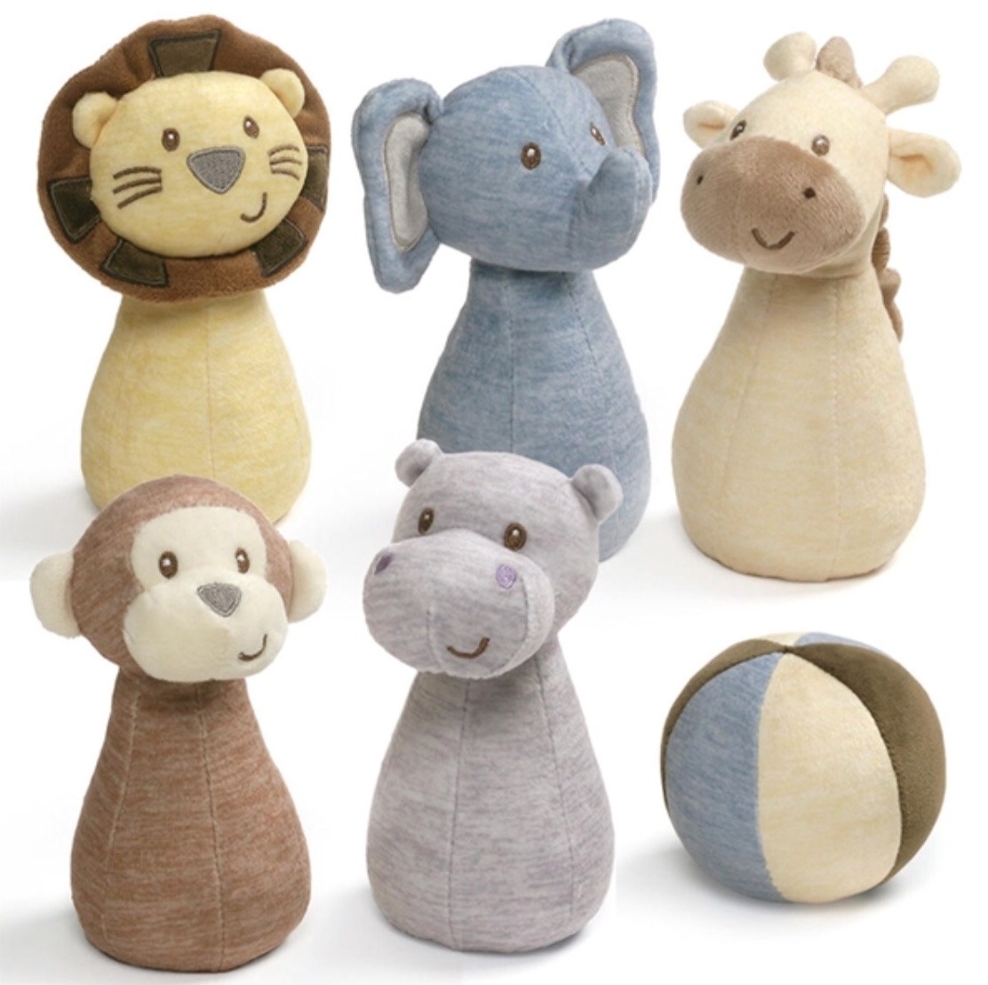 stuffed animal bowling set