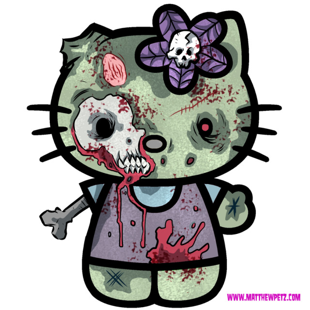  Hello  Zombie or The Walking  Kitty  I went an 