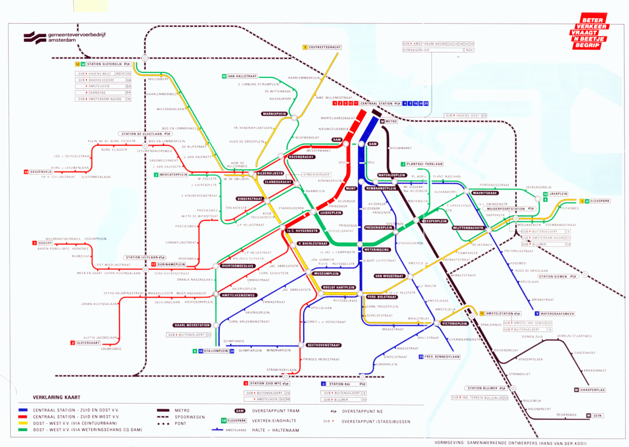 Submission - Historical Map: Amsterdam GVB Map... - Transit Maps