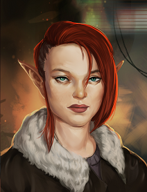 Shadowrun: Hong Kong Female Elf Portraits. - RPGs like D&D