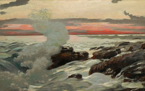 clawmarks:West Point, Prout’s Neck - Winslow Homer - 1900 -...