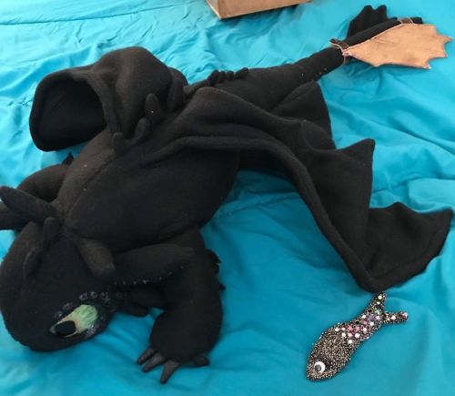 molecricket:Re-selling extra large Toothless plush (Not by me). ...