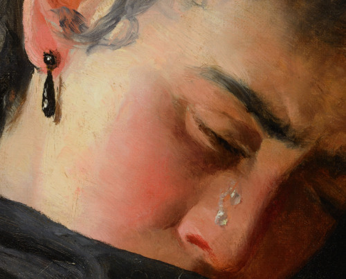 paintingses:Saudade (Longing) (detail) by José Ferraz de...