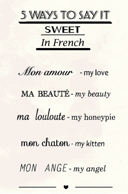 How Do You Say My Little Girl In French