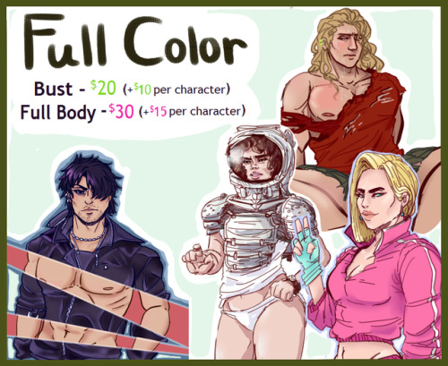 ryuji-goda:howdy yall, ive updated my commissions and opened...