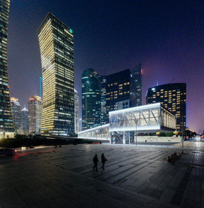 Shanghai LuJiaZui Exhibition Centre / OMA