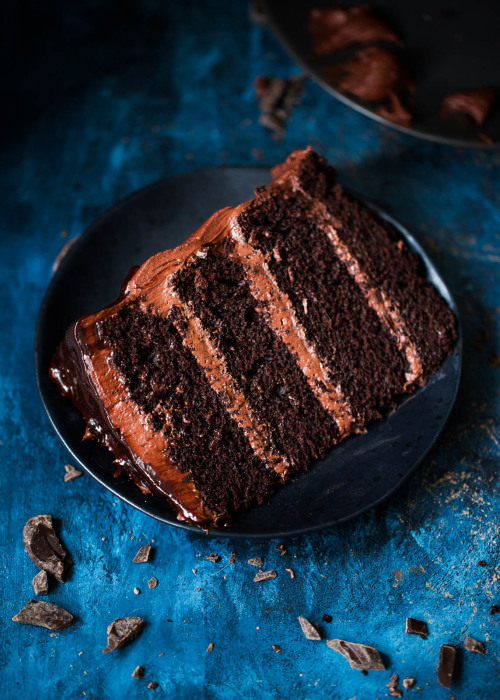 sweetoothgirl:SUPER FUDGY MOCHA LAYER CAKE