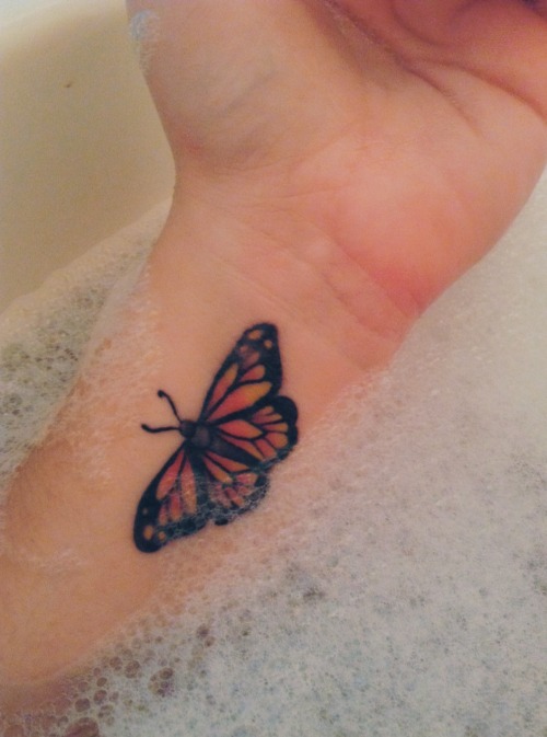 butterfly tattoo on Tumblr