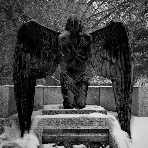 angel statue on Tumblr