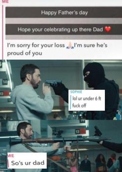 You know he had that one ready for a while