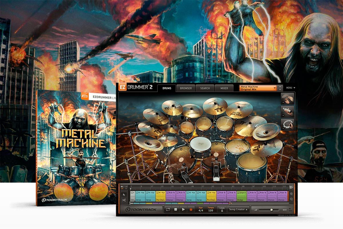 Toontrack Metal Machine EZX for Superior Drummer Toontrack Metal Machine EZX for Superior Drummer