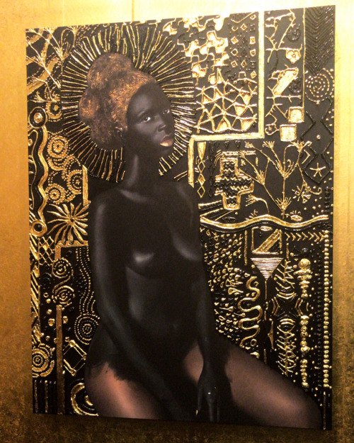 24kgold beautifulart artlovers artsy texture artstagram blackgirlsrock supportblackart linairisviktor blackart artnet thearmoryshow visualartist mixedmedia