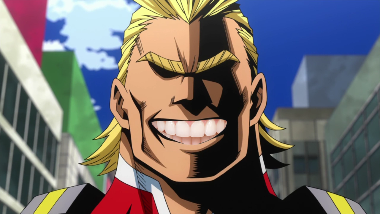 Anime With Teeth — All Might from Boku no Hero Academia