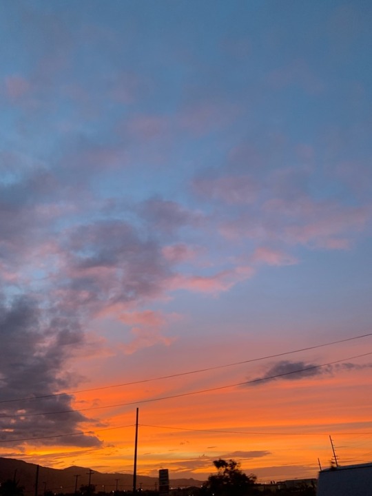 colorful skies on Tumblr