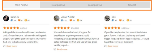 people are writing online reviews 