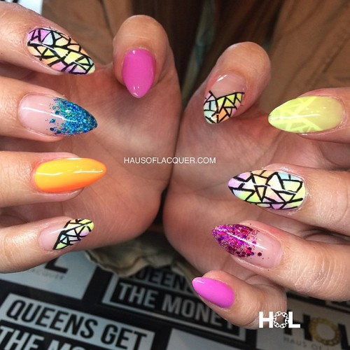 hausoflacquer:Client request! Nails inspired by...