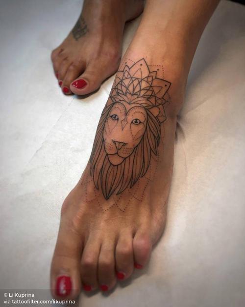 leg lion tattoo 8  KickAss Things