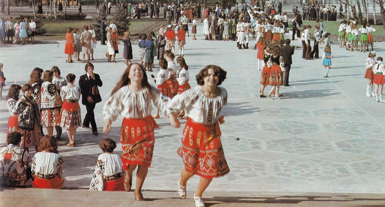 May Day celebrations in Chisinau, Moldavia (1982)