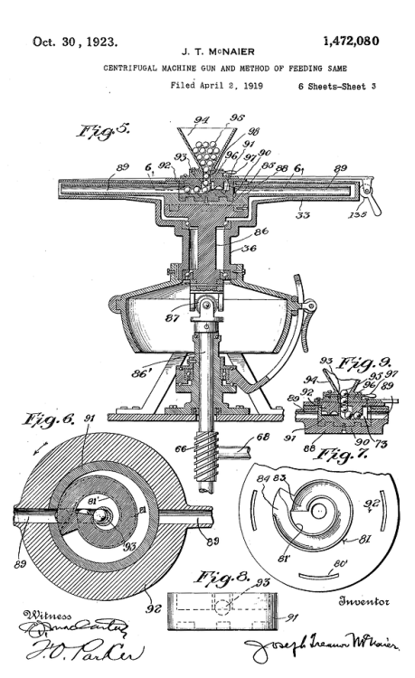 Historical Firearms - McNaier’s Centrifugal Machine Gun A little while...