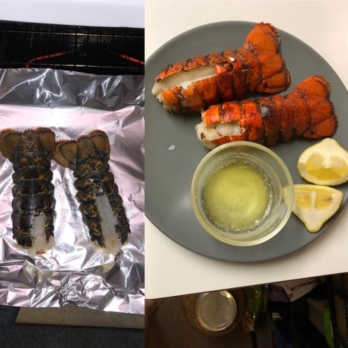 Made my first ever lobster dinner today. Only for @devgioacchini...