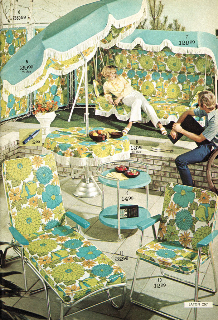 Post War Vintage From The 40s 50s 60s 70s 1970s Patio