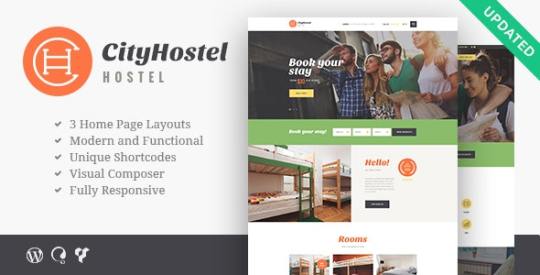 City Hostel v1.0.5 – A Travel & Hotel Booking WordPress Theme Nulled