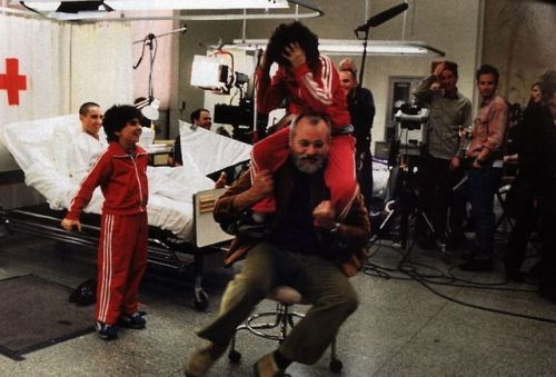 Bill Murray The Royal Tenenbaums BTS Behind the Scenes set life On Set