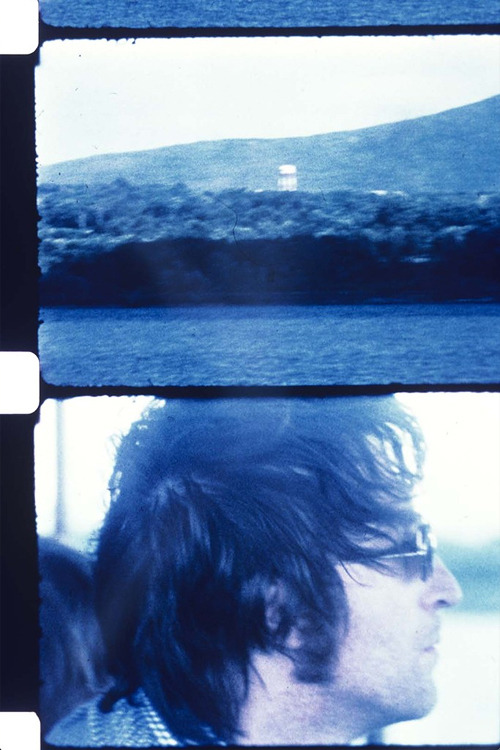 avagardner:John Lennon during a Hudson River trip,...