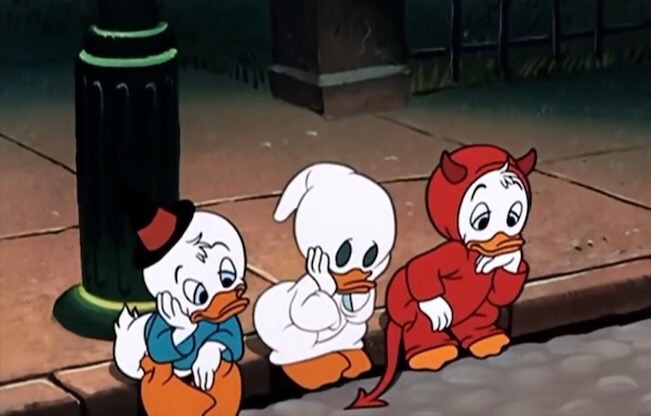 Disney Halloween Cartoons Donald Duck
