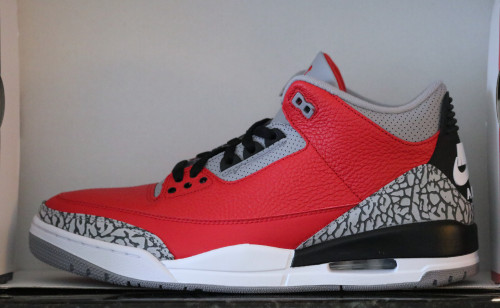 Air Jordan 3 Retro Se Red Cement Unite Feb Release Sneakers Cartel