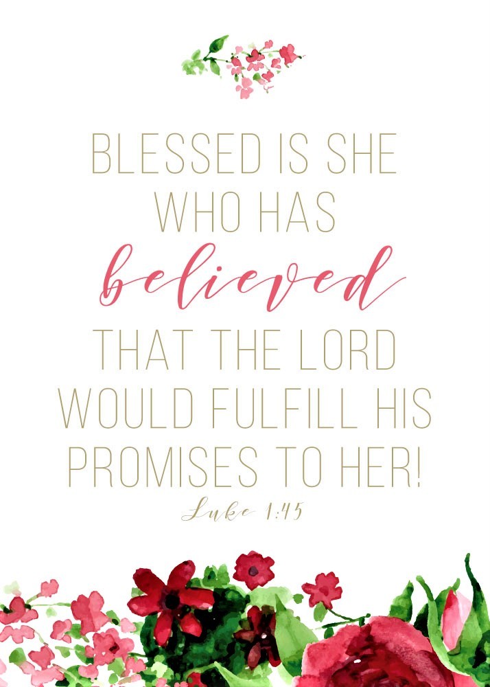 The Living... — Luke 1:45 (NIV) - Blessed is she who has believed...