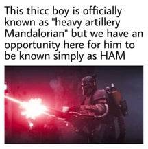 heavy artillery mandalorian