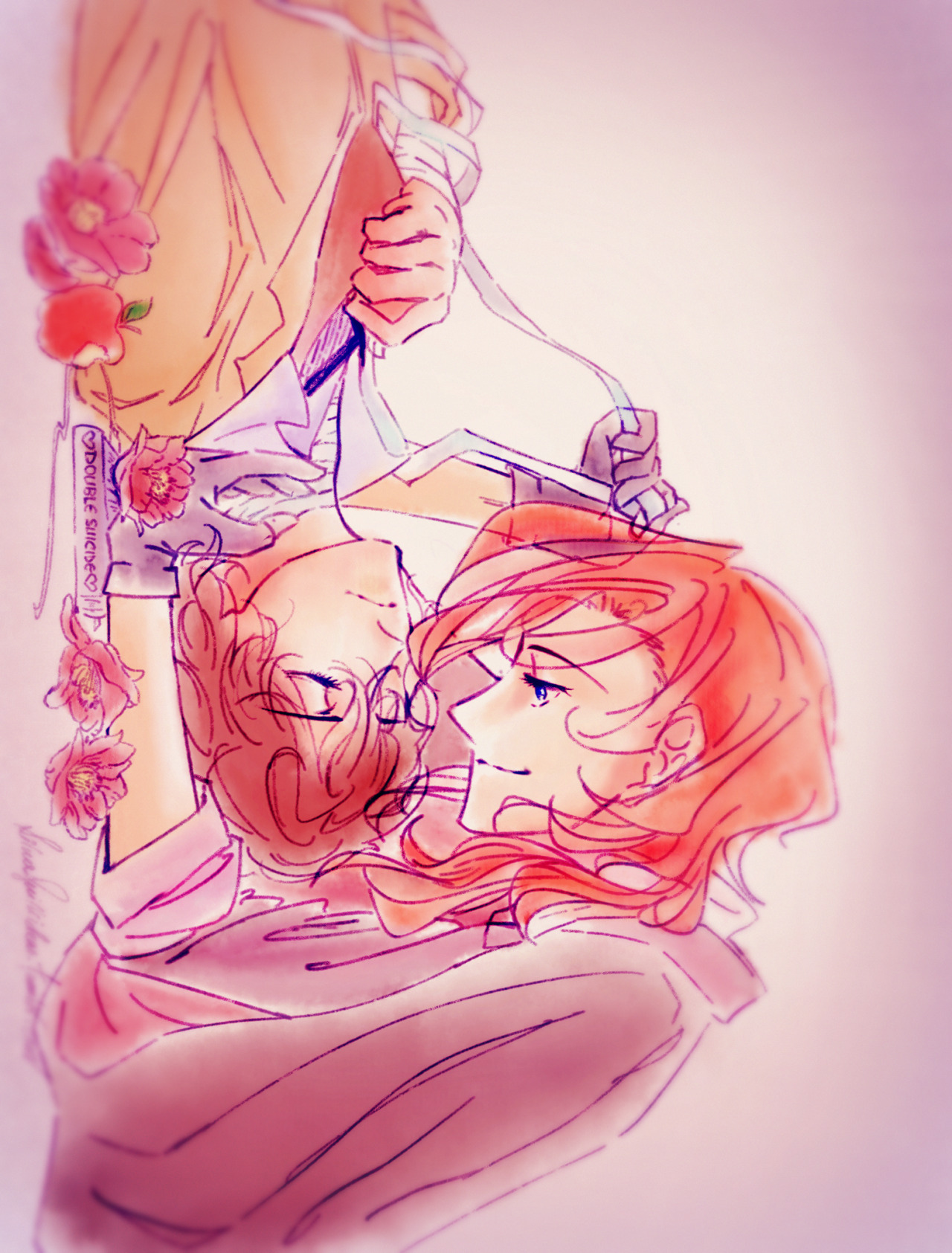 Unfinished Soukoku sketch I did last year. might as well post before I acci...