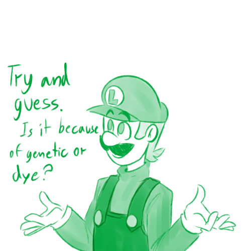 Hey Luigi, i was wondering why your mustache is... - Hiatus