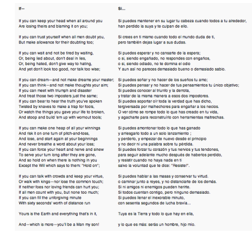 IF - RUDYARD KIPLING