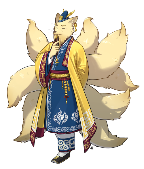 jeck7574:Oriental dress fox