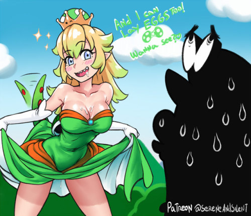 dashaheadart:Sorry is not Bowsette!!HANG IN THERE MARIO!!