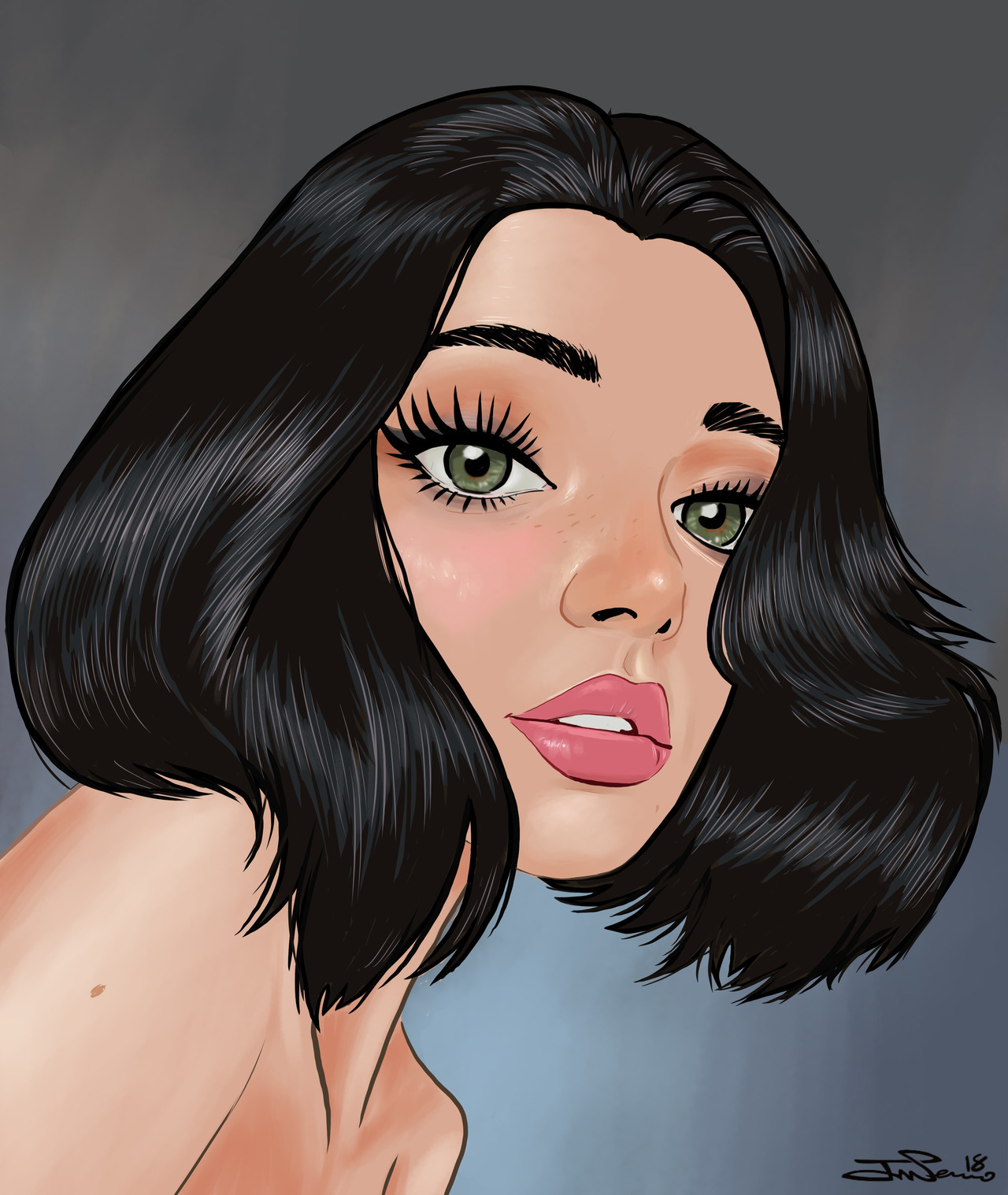 pretty girl by joseleserrano https://joseleserrano.tumblr.com