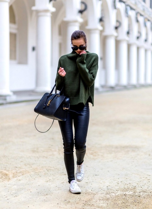 Leather Street Style