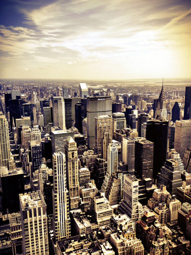 Skyscrapers • nythroughthelens: New York City skyline...