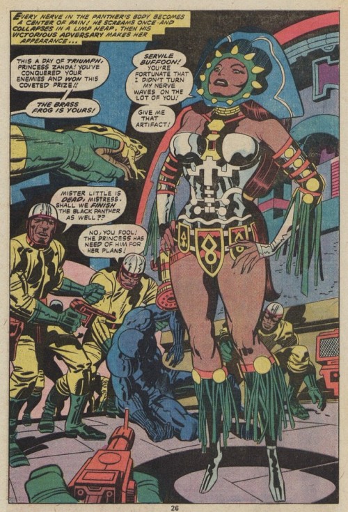 30centkirby:great scans from Trash Film GuruBlack Panther #1...