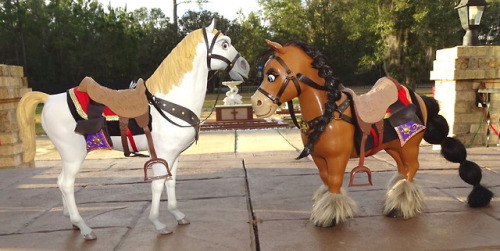 tangled doll and horse set