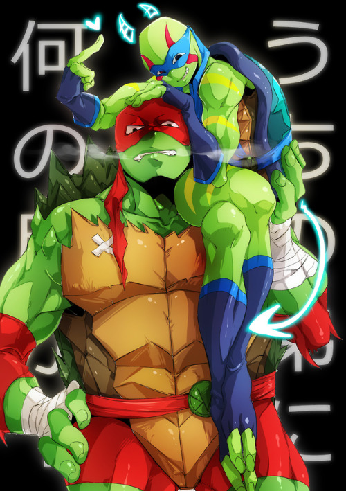 bamboo-carbon:Raph : “What do you want from my brother huh??”