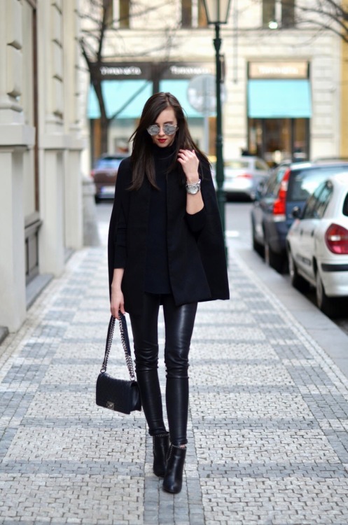 Leather Street Style