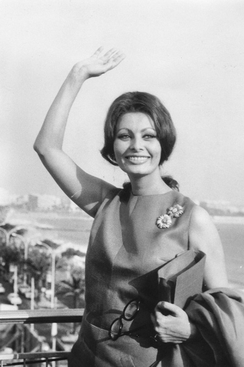 Sophia Loren at Cannes Film Festival, 1962