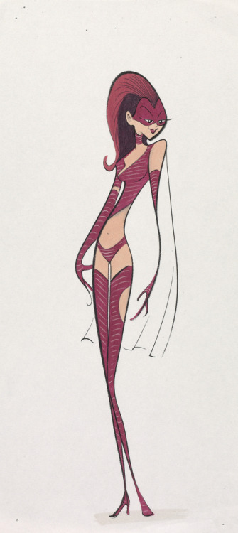 catedavid:Elastigirl concept arts, from The Incredibles.