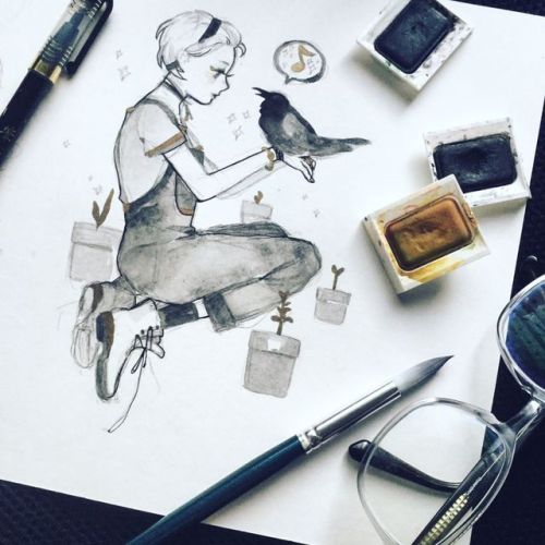 lanxin:A collection of fashion doodles of the portal witch and...